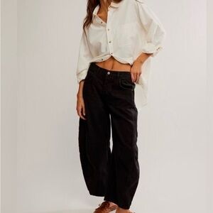 Good Luck Free People Barrell jeans are